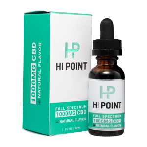 Hi Point CBD Tincture Natural Flavor - 1000 mg