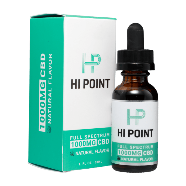 Hi Point CBD Tincture Natural Flavor - 1000 mg